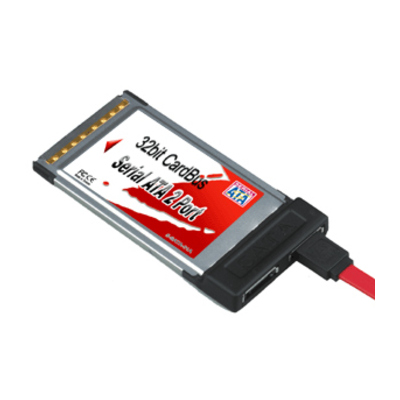 W-force ST-109 SATA 2 Port PCMCIA Adaptor