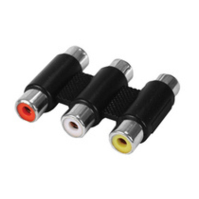 Generic 3R3F 3 Way Female Phono Coupler with video