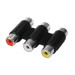 Generic 3R3F 3 Way Female Phono Coupler with video Image