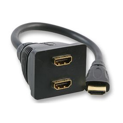 Generic CDLHD-000 1 To 2 HDMI Y Cable Signal Splitter - 15Cm Lead (Splits Signal To 2 Displays)