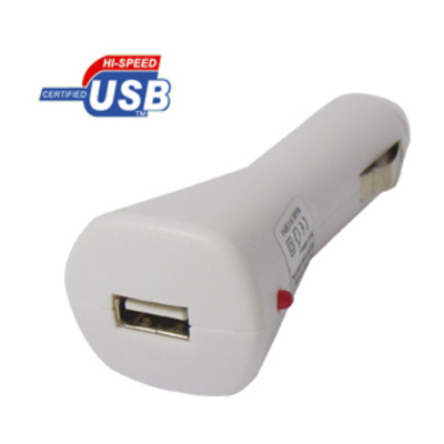 Generic USBCAR-W CAR To USB Socket Adaptor/Charger WHITE