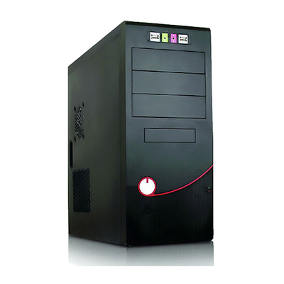 Ezcool 6006B Black Midi Tower With 500w Psu