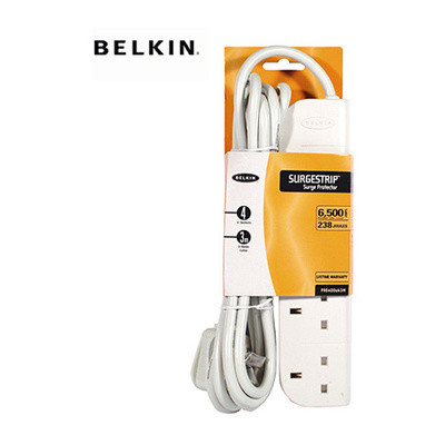 Belkin Surge on Belkin F9e400uk3m 4 Way Economy Surge Protector 3m Cable Falcon