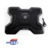 Generic Aluminum USB Notebook / Laptop Cooler 12cm Fan with speed control Switch & 2 USB ports Image