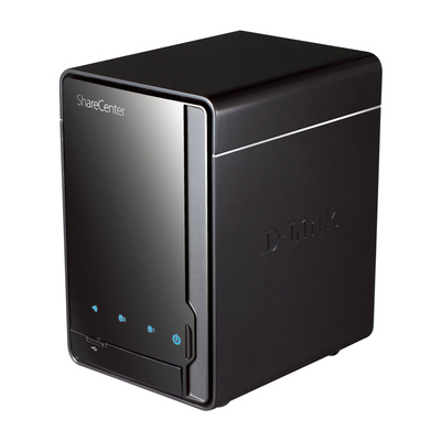 D-Link DNS-320 2 BAY NAS Box (NETWORK ATTATCHED STORAGE)