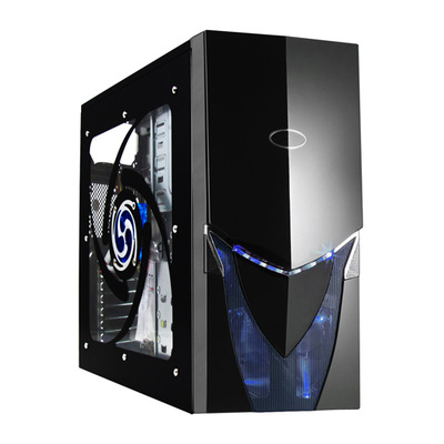 CIT SATURN SATURN Style Gaming Case Blue Fan - No Psu
