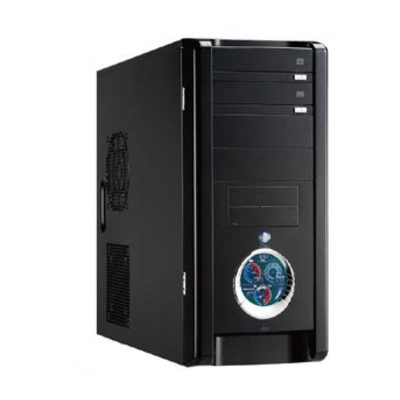 Ezcool H-990B ATX Gaming Case Quatz black with LCD + 500W PSU