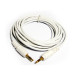 Generic 35-2.5MW 2.5M Audio Cable Jack To Jack (White) Image