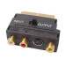 Generic Unbranded 3SR3V Scart Adaptor Switched 1 X Scart To Svideo/rca Image