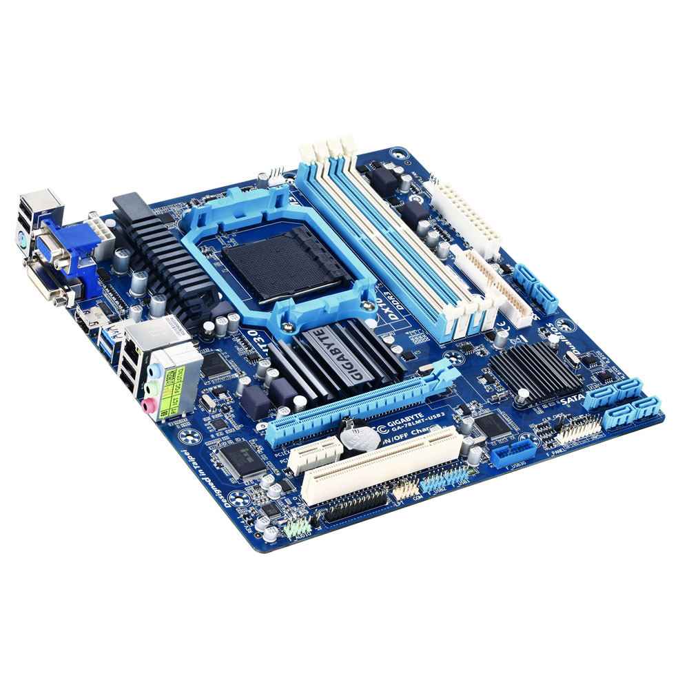 Gigabyte AM3+ FX Ready DDR3 Micro ATX Mainboard With USB3 Sound Vga ...