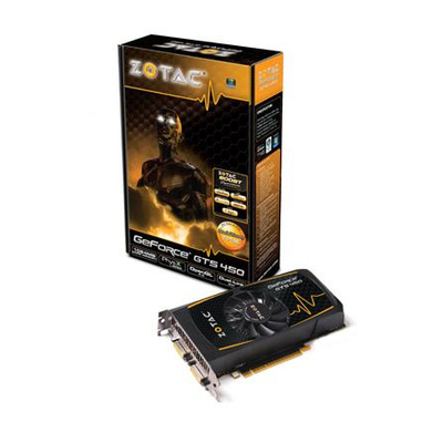 Zotac ZT-40503-10L 1Gb GeForce GTS 450 DDR5 Over Clocked Edtition