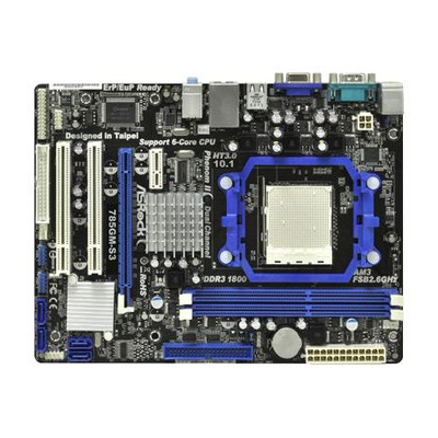 ASROCK 785GM-S3 Socket AM3 DDR3 ATX Mainboard S/V/L