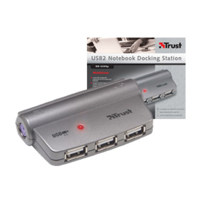 Trust 13962 Usb2 Notebook Docking Station Nb-2200p