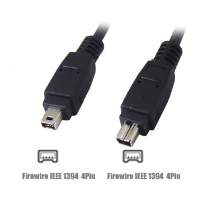 Generic F3M-44P IEEE1394 Firewire 4 Pin - 4 Pin 3 Mtr