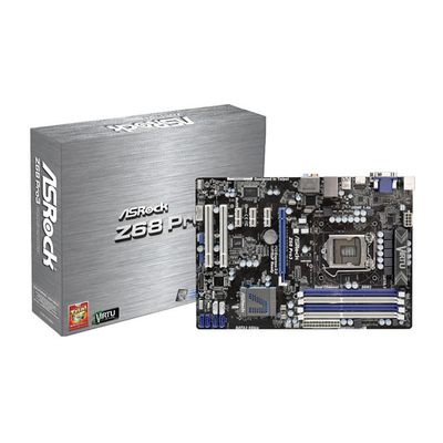 ASROCK Z68 PRO3 ASROCK Z68 PRO 3, ATX, 4 DDR3 2133, INTEL HD, DX10.1, BR, D-SUB, DVI-D, HDMI