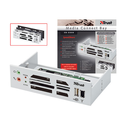 Trust 14339 CR-3300 Media Connect Bay USB 2.0