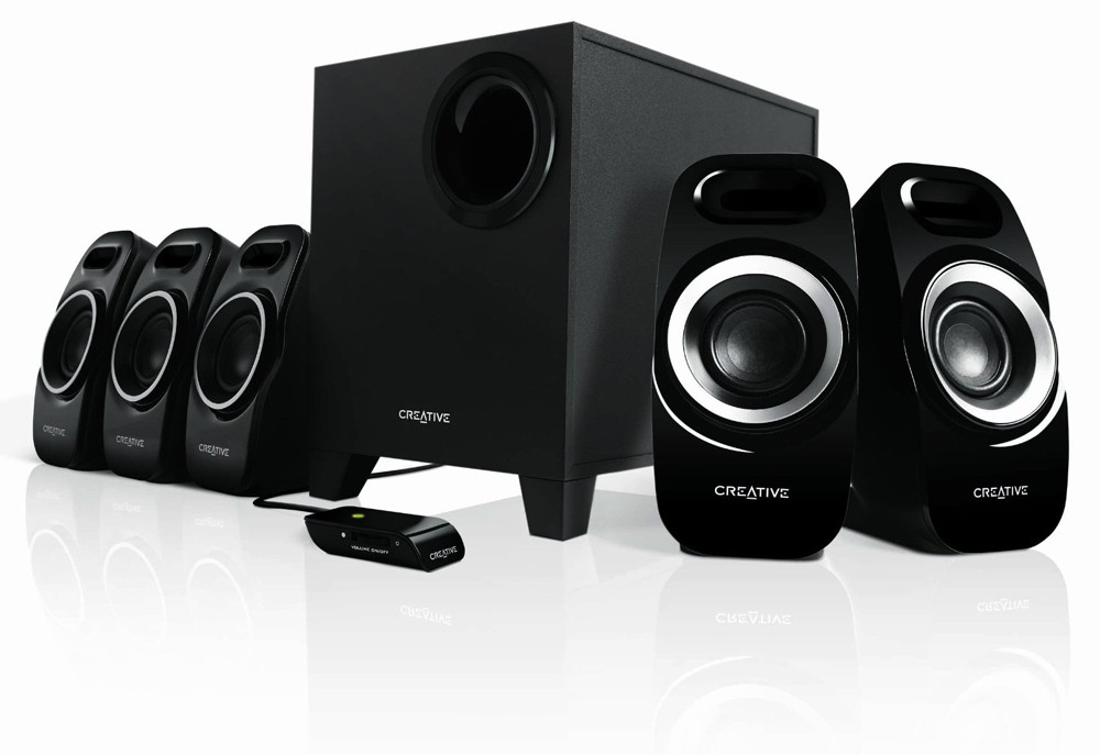 Creative Inspire 5.1 Surround Speaker System with Remote Falcon Computers