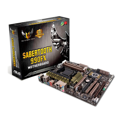 ASUS SABERTOOTH 990FX SKT-AM3+ 990FX Sound / Lan / DDR3 / USB3 / Bulldozer Ready