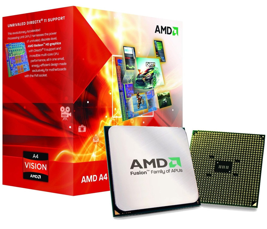 AMD A4 4000 Retail APU - FM2 Dual Core 3.0Ghz 1Mb 65W - Retail Boxed ...