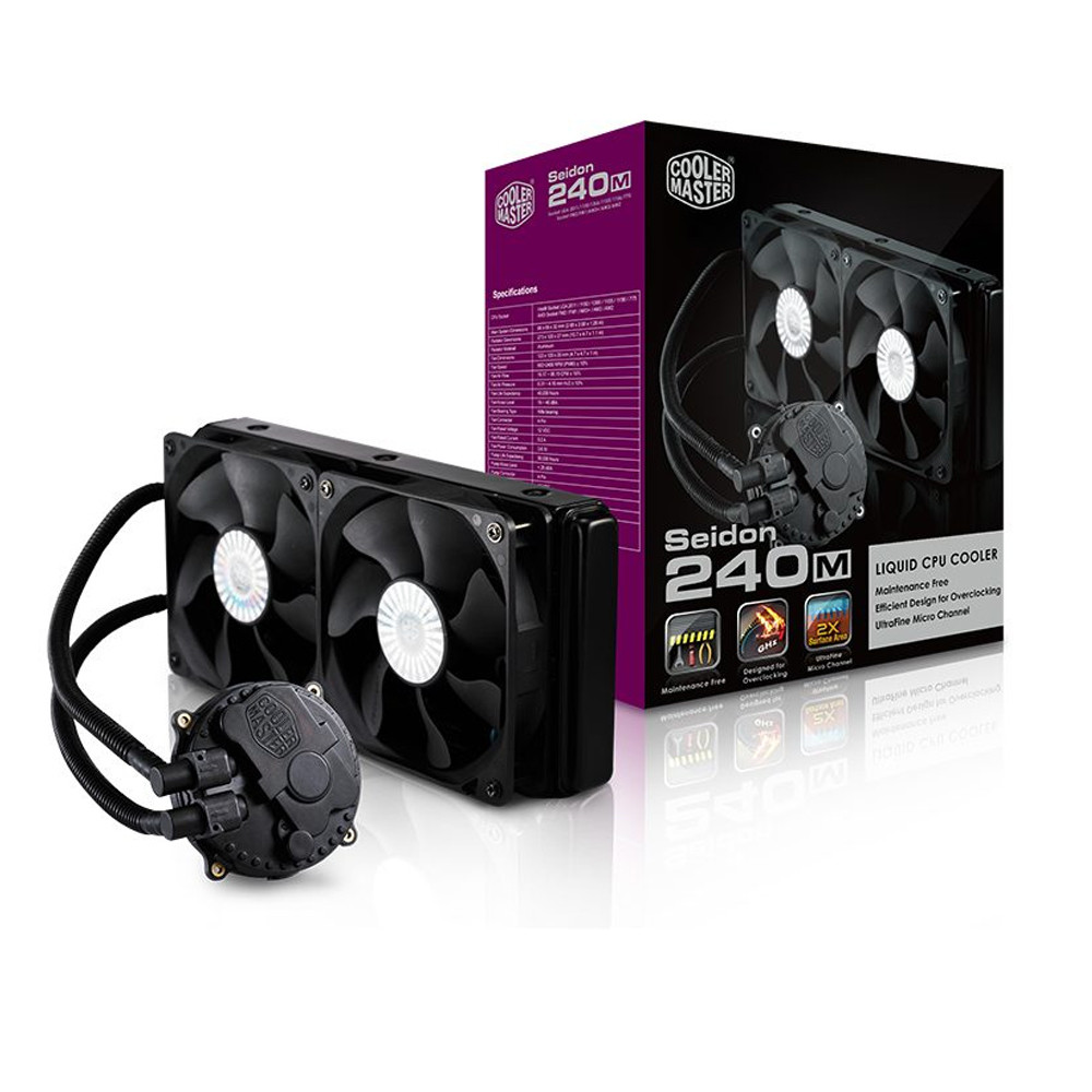 Coolermaster Seidon 240M Liquid Cooling kit Falcon Computers