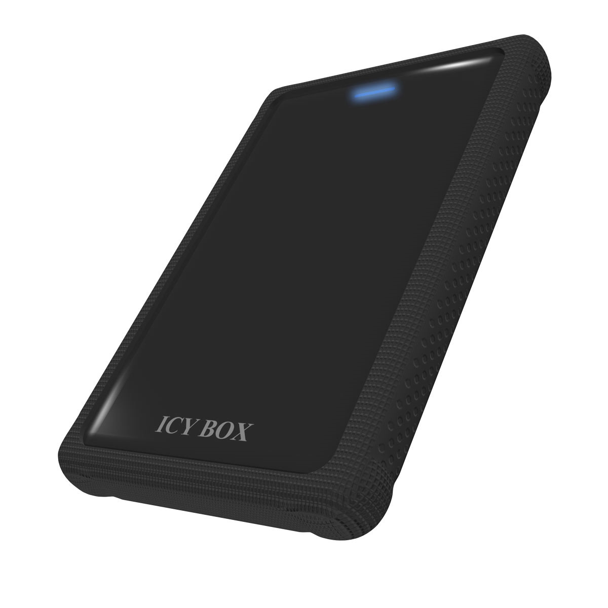 ICY BOX External Hard Drive Caddy, 2.5`, SATA, USB3, USB Powered, HDD