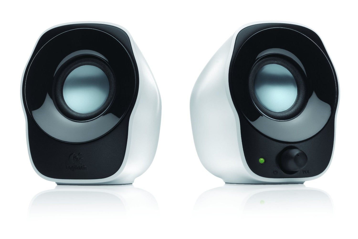 Logitech USB powered 2.0 Stereo Speakers White Falcon Computers