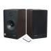 Microlab  100W Bookshelf Stereo Speakers - Dark Wood Finish Image