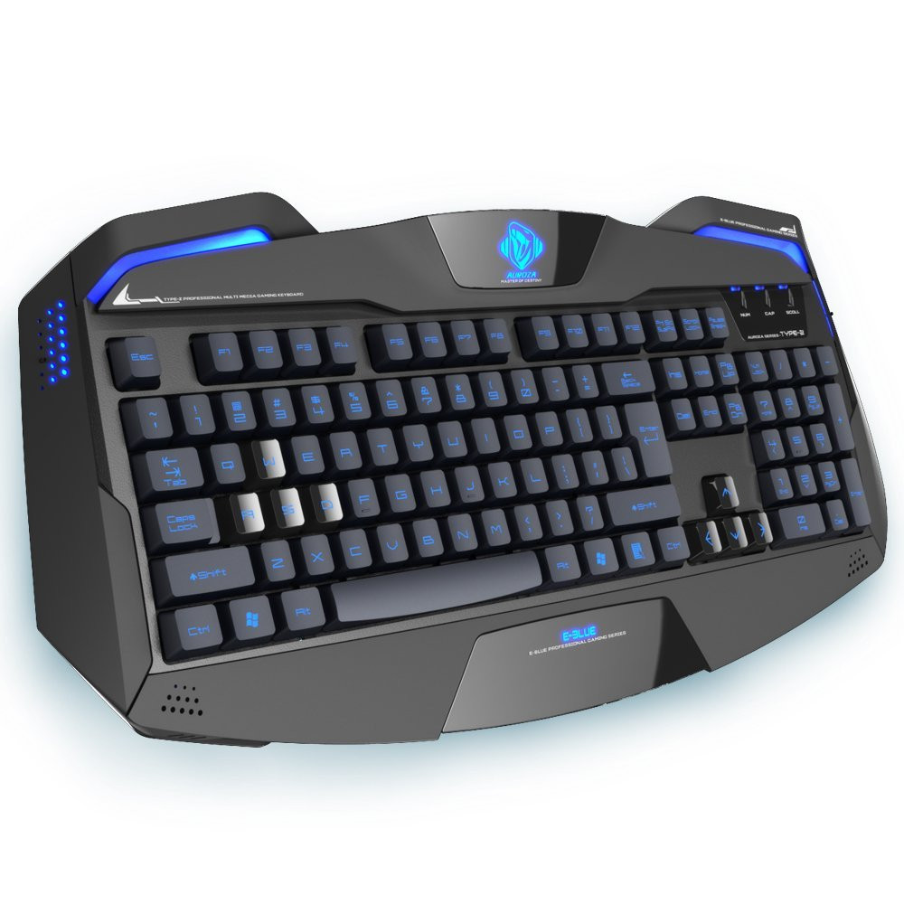 EBLUE EBEKM701KUSI EBlue Auroza Back Lit Gaming Keyboard Black