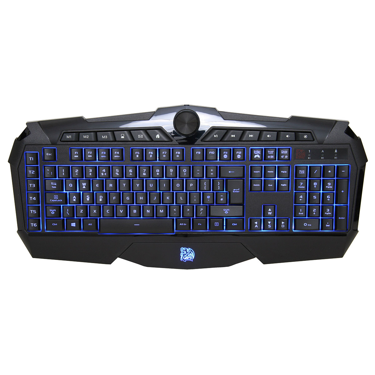 Thermaltake ESports Challenger Prime led Keyboard Falcon Computers