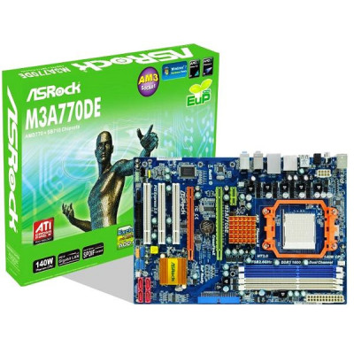 ASROCK M3A770DE Socket AM3 AMD Phenom Ready Motherboard DDR3, Pcie