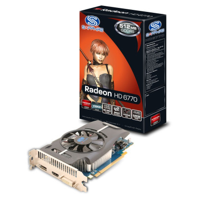 Sapphire 1GB GDD5 ATI Radeon HD6770 PCI-Express Graphics Card - 11189-10-20G