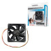 Konig 8cm Cooling Fan Sleeve Bearing With 3 Pin Power Adaptor Image
