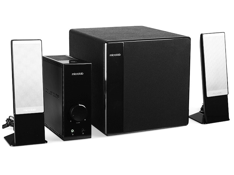 Microlab Black 2.1 54 Watt RMS Subwoofer Speaker System Falcon Computers