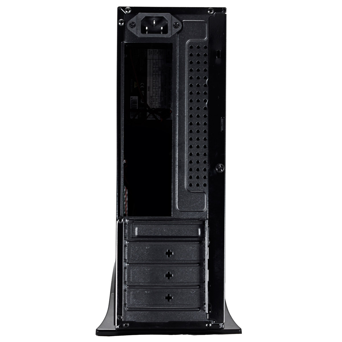 CIT Black Slim Micro ATX or ITX Case 300w PSU Black Interior Card