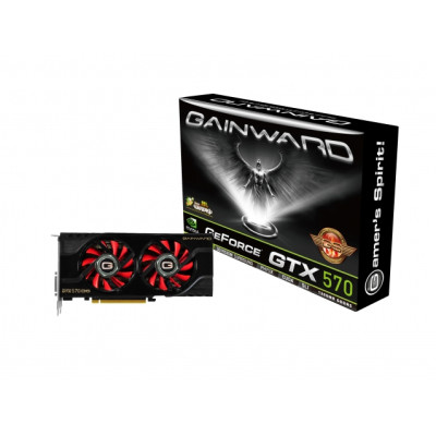 Gainward  1280Mb Geforce GTX 570 PCI-E 2.0 Graphics Card - NE5X570S10DA-1101F