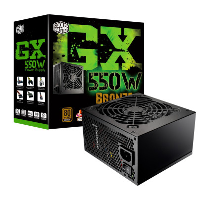 Coolermaster CM-RS-550-ACAA-E3 550 Watt GX 550 80Plus PSU