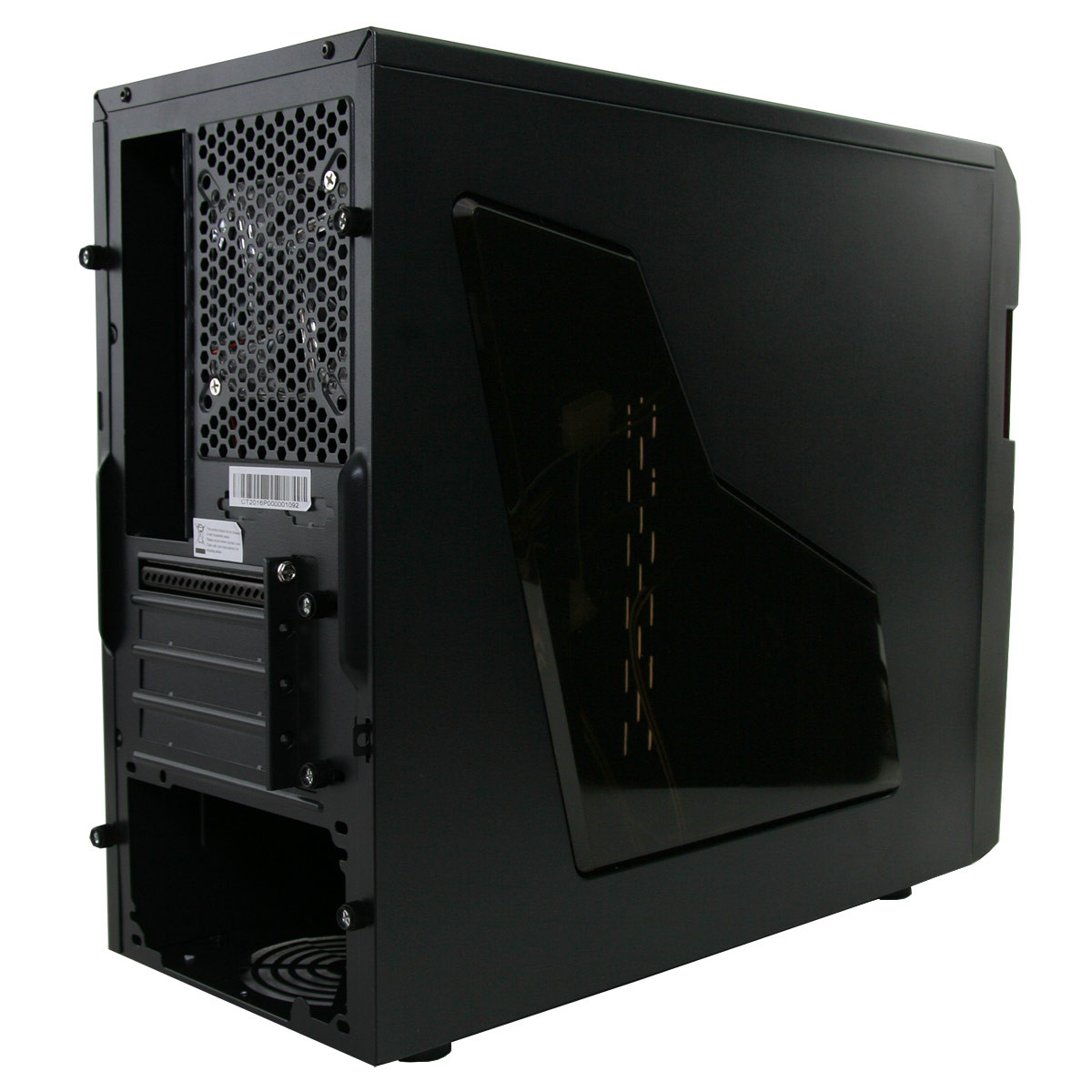 Game Max Centurion Gaming Case with Front & Rear Green LED Fans 1x USB3