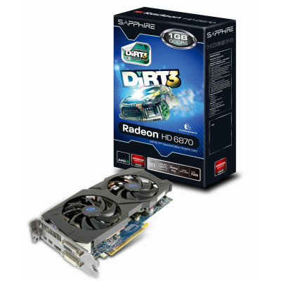 Sapphire ATI Radeon HD 6870 Over Clocked Dual Fan 1024Mb GDDR5 PCI-Express Graphics Card - 11179-17-21