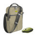 Trust 17020 Vertico 10" Netbook Bag & Slimline Mouse - Brown/Green Image