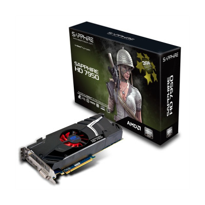 Sapphire  ATI Radeon HD7950 3GB GDDR5 PCI-Express Graphics Card - 11196-00-40G