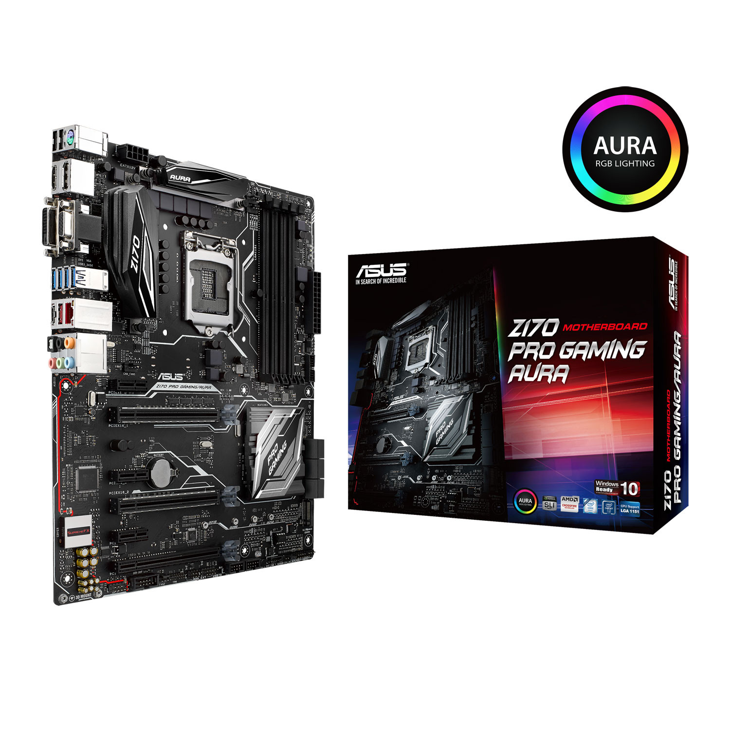 ASUS Z170 PRO Gaming AURA edition (Socket 1151) DDR4 ATX Motherboard