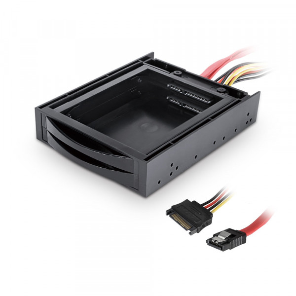 Dynamode Hot Swappable Dual Sata Inch Ssd Hdu Bracket Chassis For Inch Bay Falcon