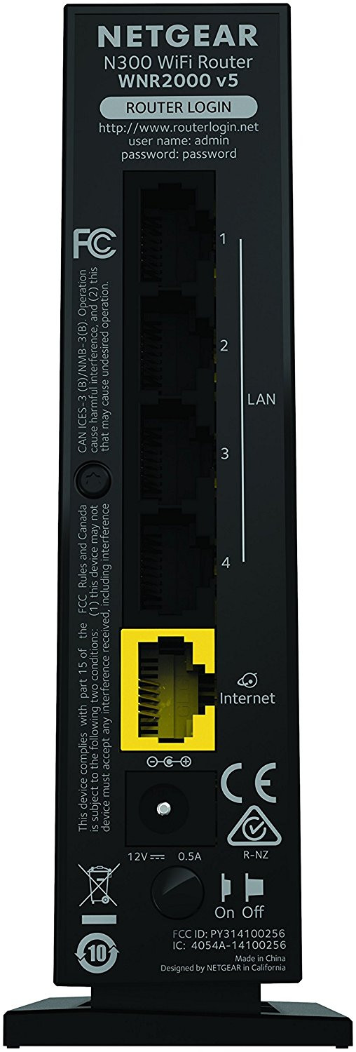 Netgear N300 300 Mbps WiFi Router (Cable) with Access Point Mode