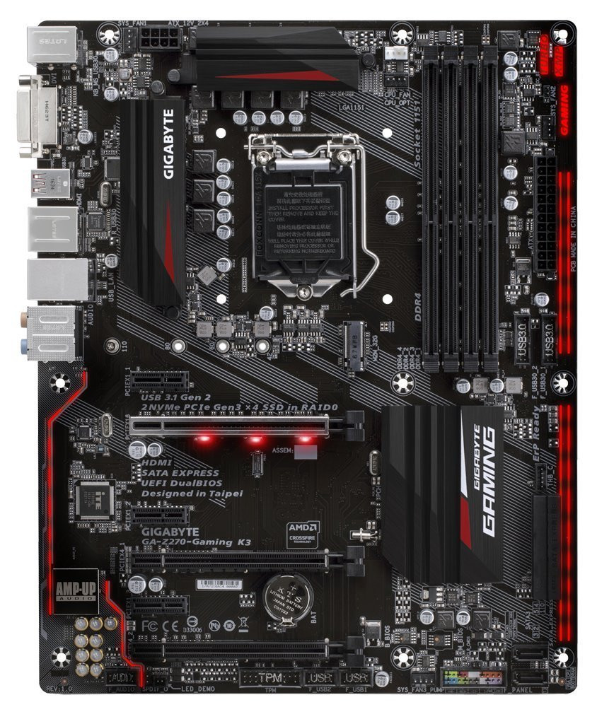 Gigabyte Intel Z270 (Socket 1151) DDR4 ATX Motherboard Falcon Computers