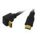 Generic CABH21-V1.4RA 3Mtr HDMI Cable Right Angled- 1.4 3D Ready Image