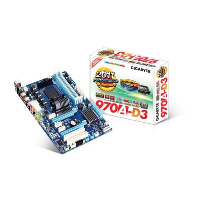 Gigabyte GA-970A-D3 Motherboard Socket AM3 AMD970 SB950 DDR3 SATA RAID ATX Gigabit Ethernet LAN (rev 1.0)
