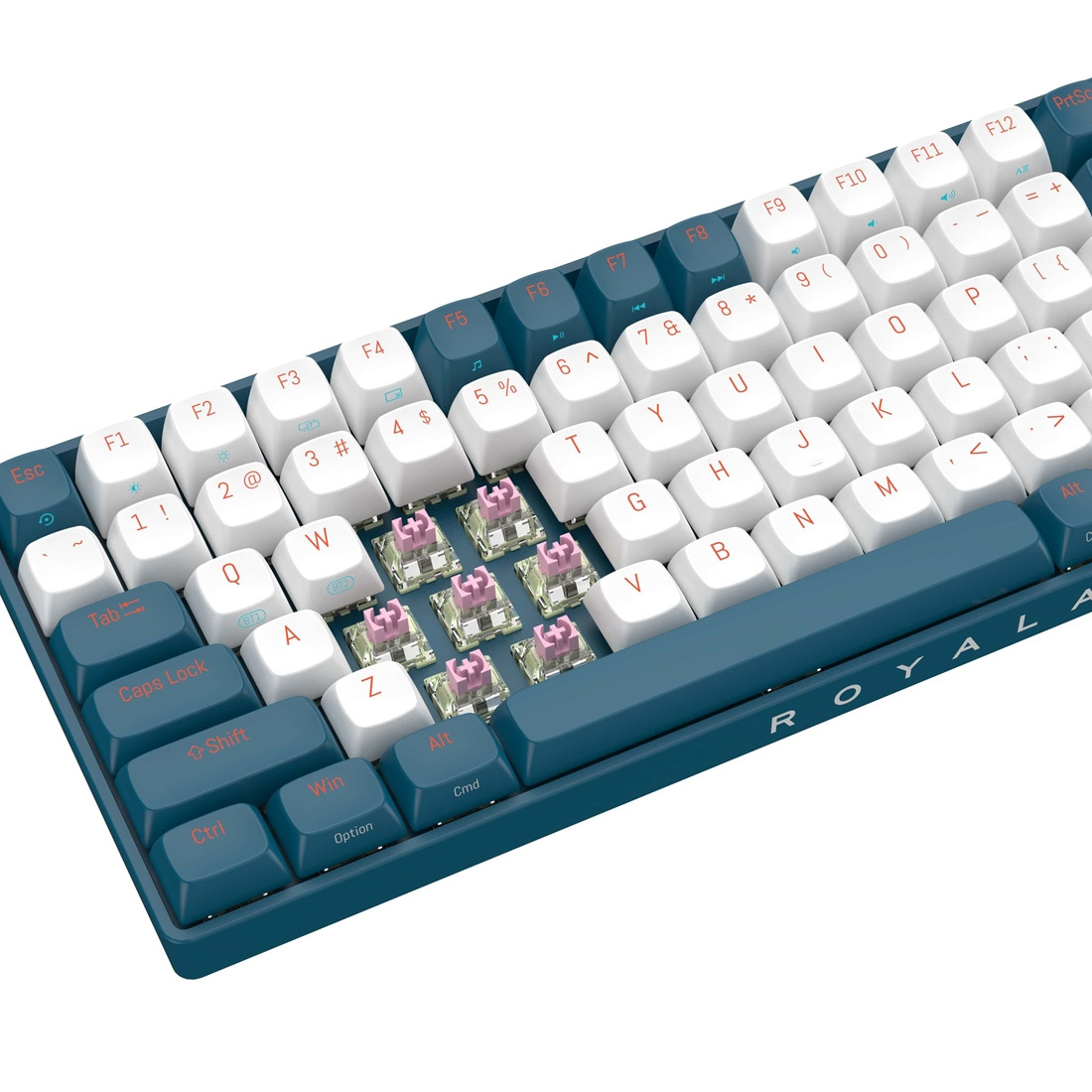 Royalaxe R Hot Swappable Mechanical Keyboard Tkl Design Keys Ghz Bluetooth