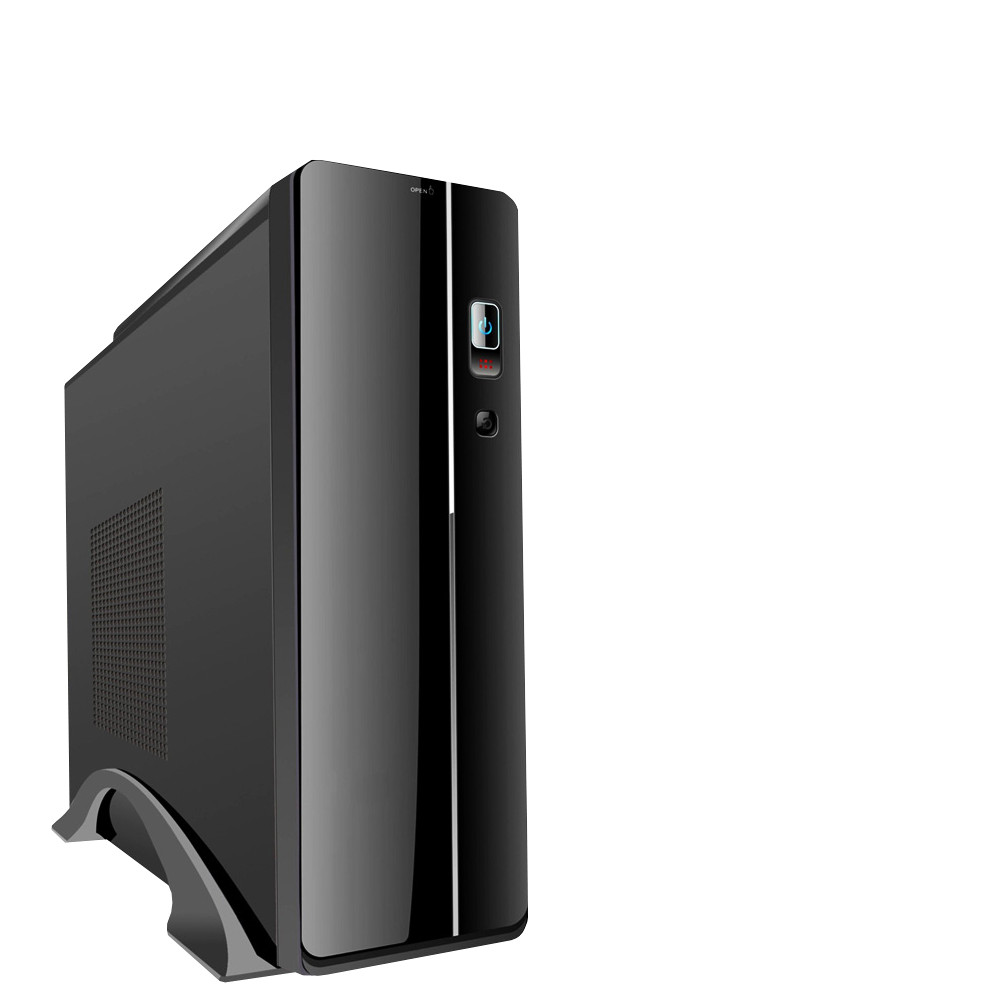 CIT S003B Black Slim Micro ATX or Mini ITX Case Builtin CardReader