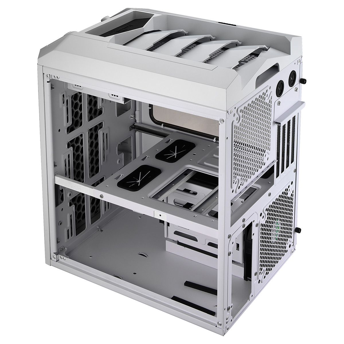 Aerocool X-Predator White Gaming Cube Case 0.7mm SECC 2 x ...