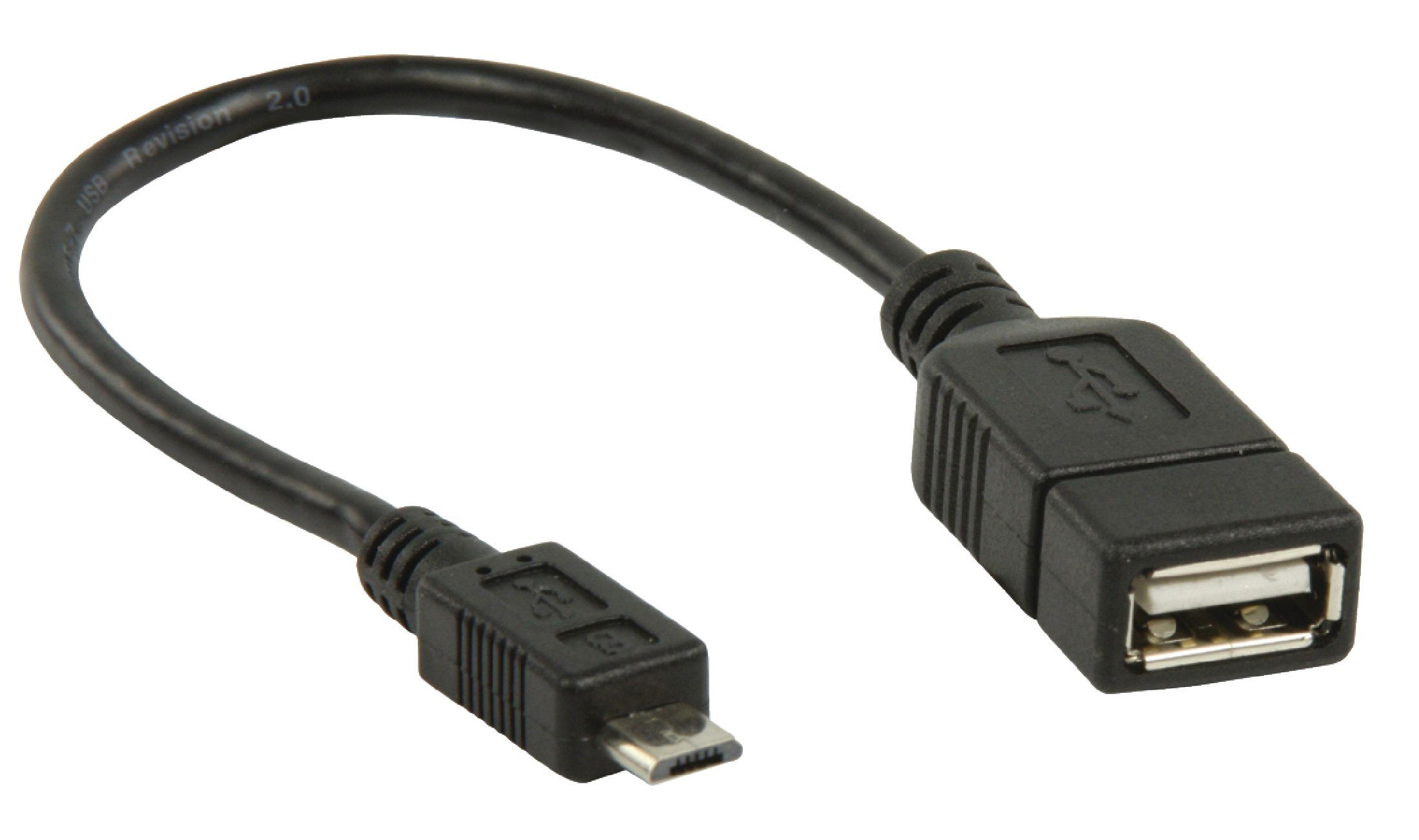 Value Line USB 2.0 A micro B OTG data cable 0.20 m Falcon Computers